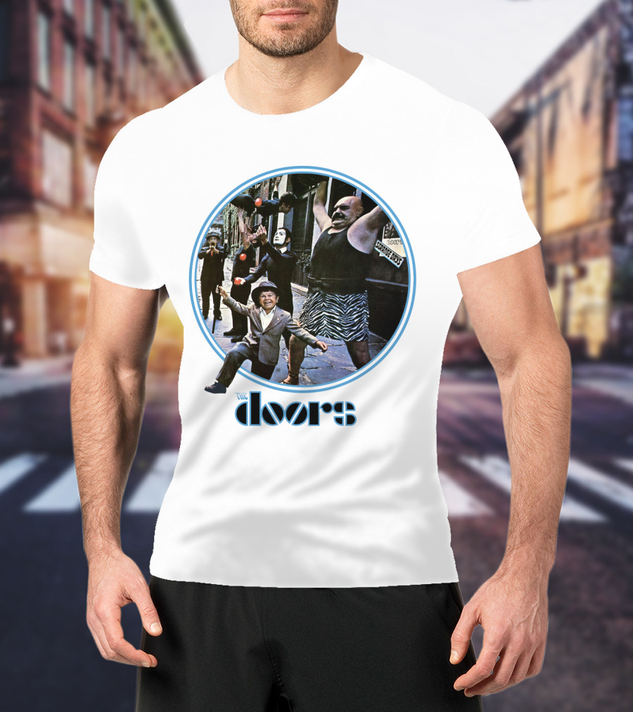 The Doors Strange Days Album Cover Vintage Photo T-Shirt