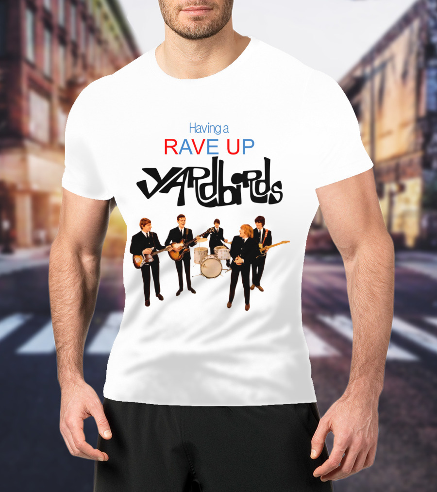 Yardbirds Having A Rave Up Band Performance T-Shirt