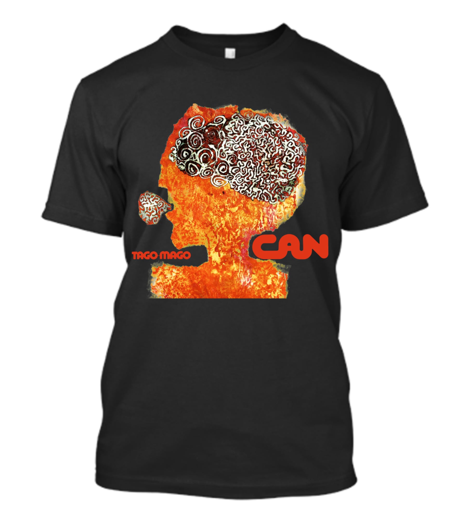 Tago Mago Can Psychedelic Head T-Shirt