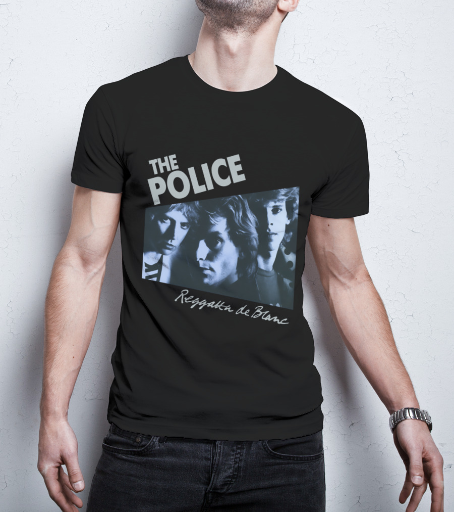 The Police Reggatta De Blanc Band Members Photo T-Shirt