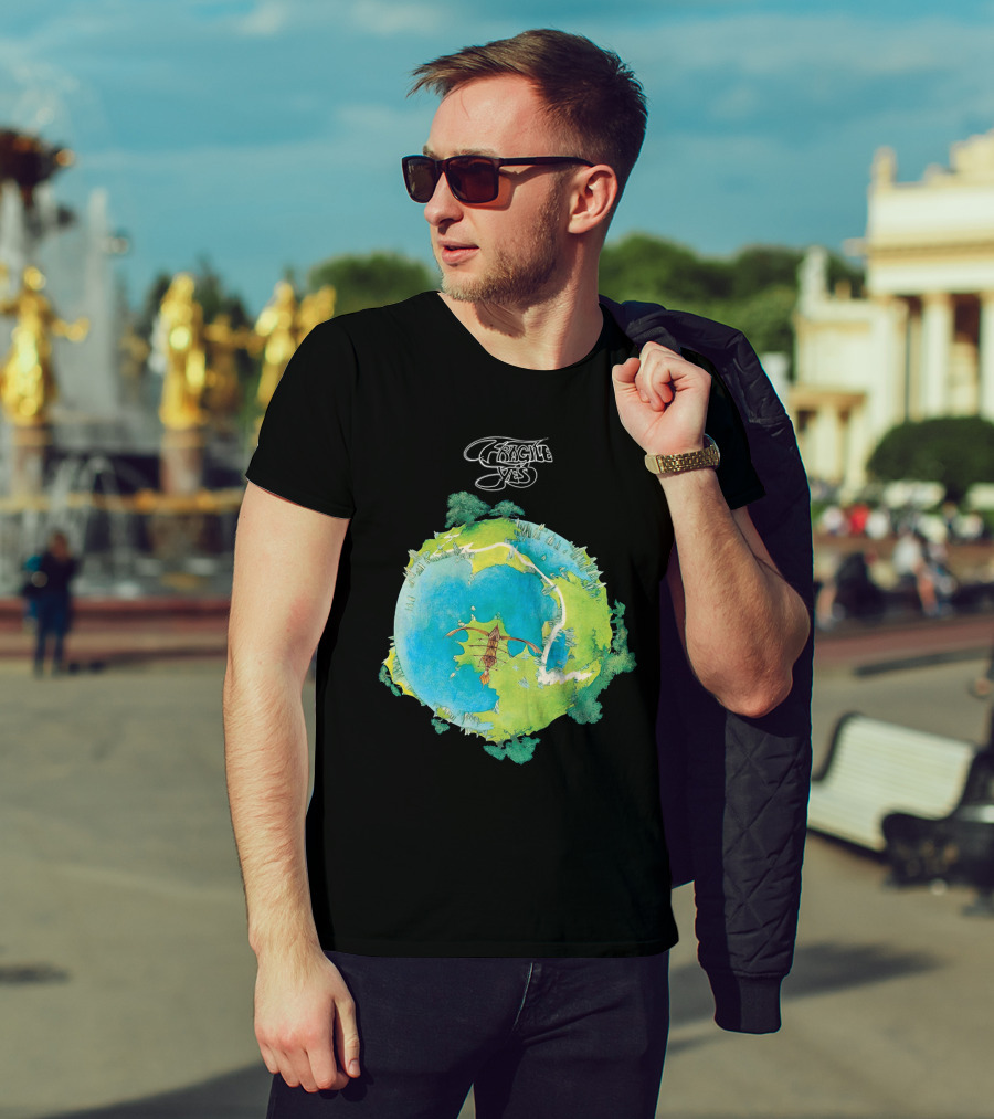 Yes Fragile Earth Island T-Shirt