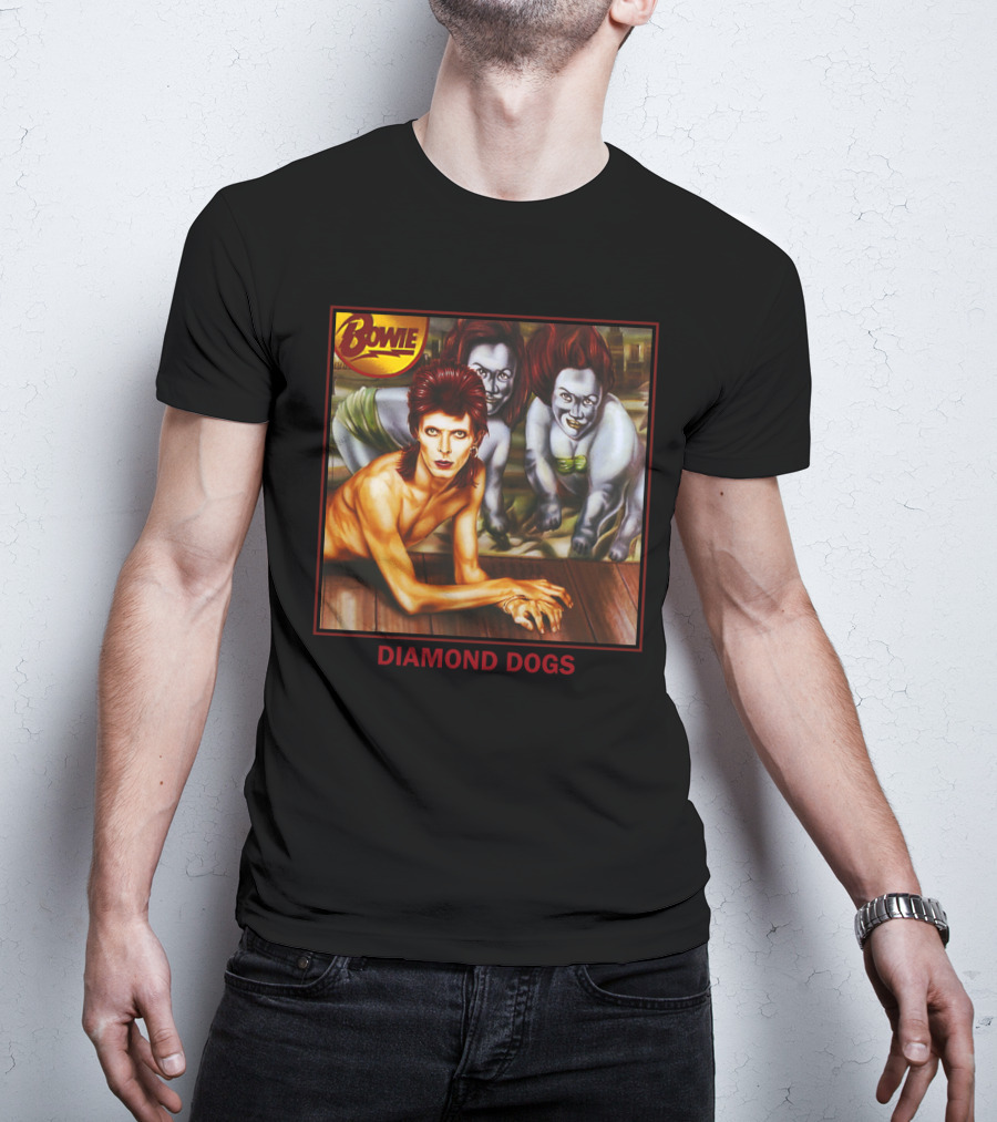 Bowie Diamond Dogs Album Cover T-Shirt