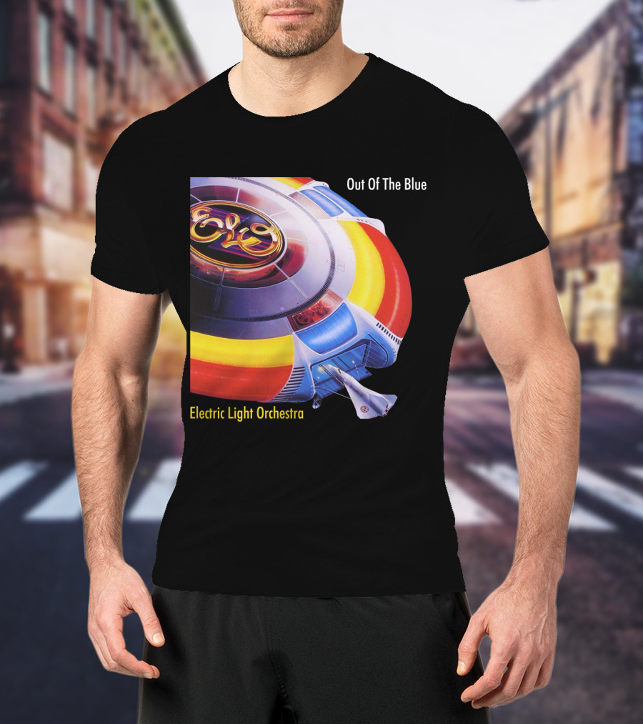 ELO Electric Light Orchestra Out Of The Blue Spaceship T-Shirt