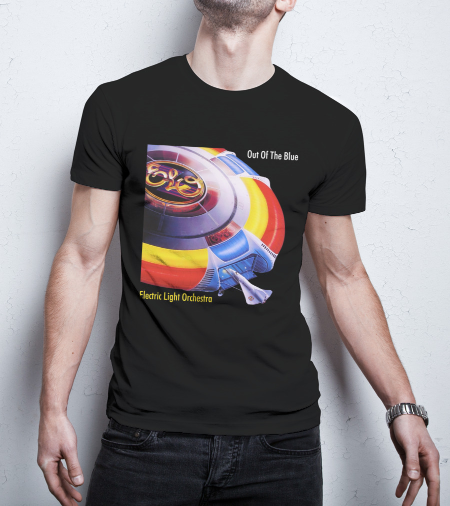 ELO Electric Light Orchestra Out Of The Blue Spaceship T-Shirt