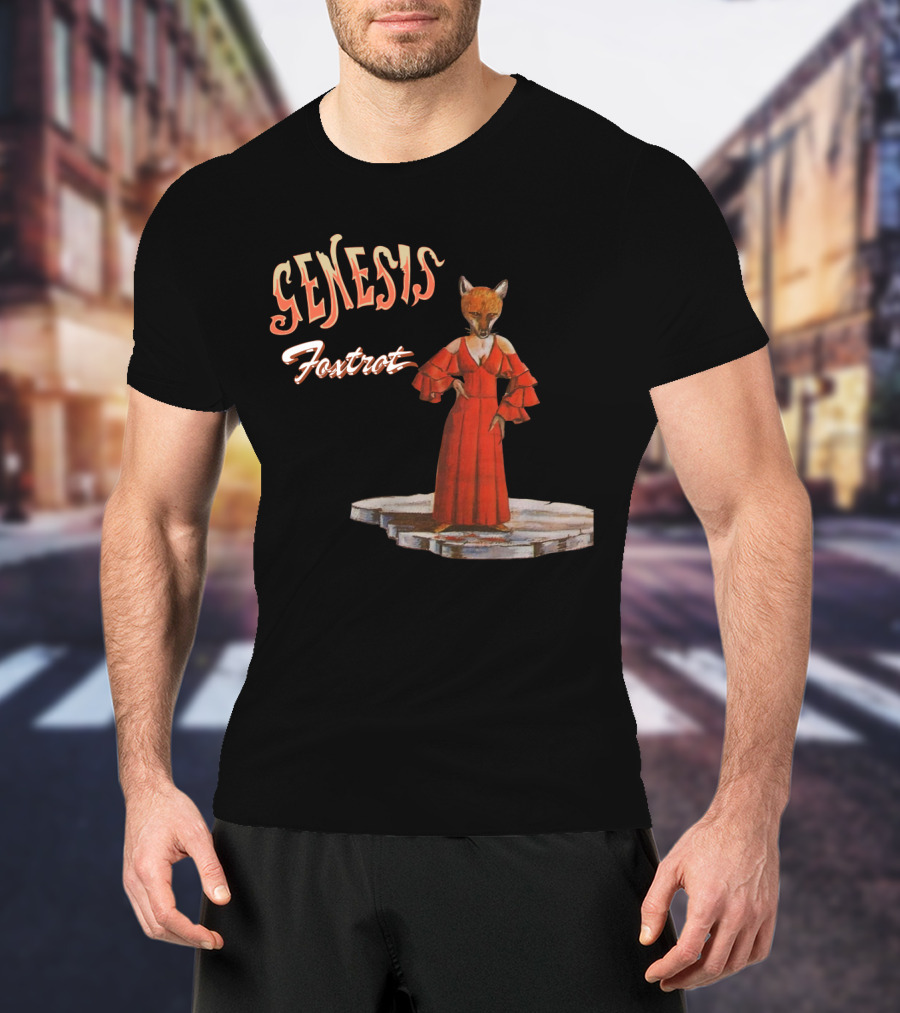 Genesis Fox In Red Dress Foxtrot T-Shirt