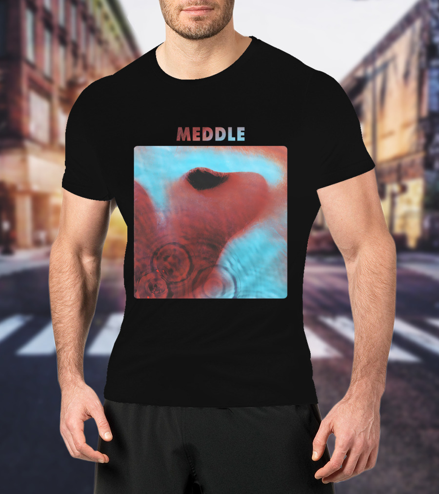 Meddle Pink Floyd 1971 Album Cover Art Ripples And Ear Theme T-Shirt