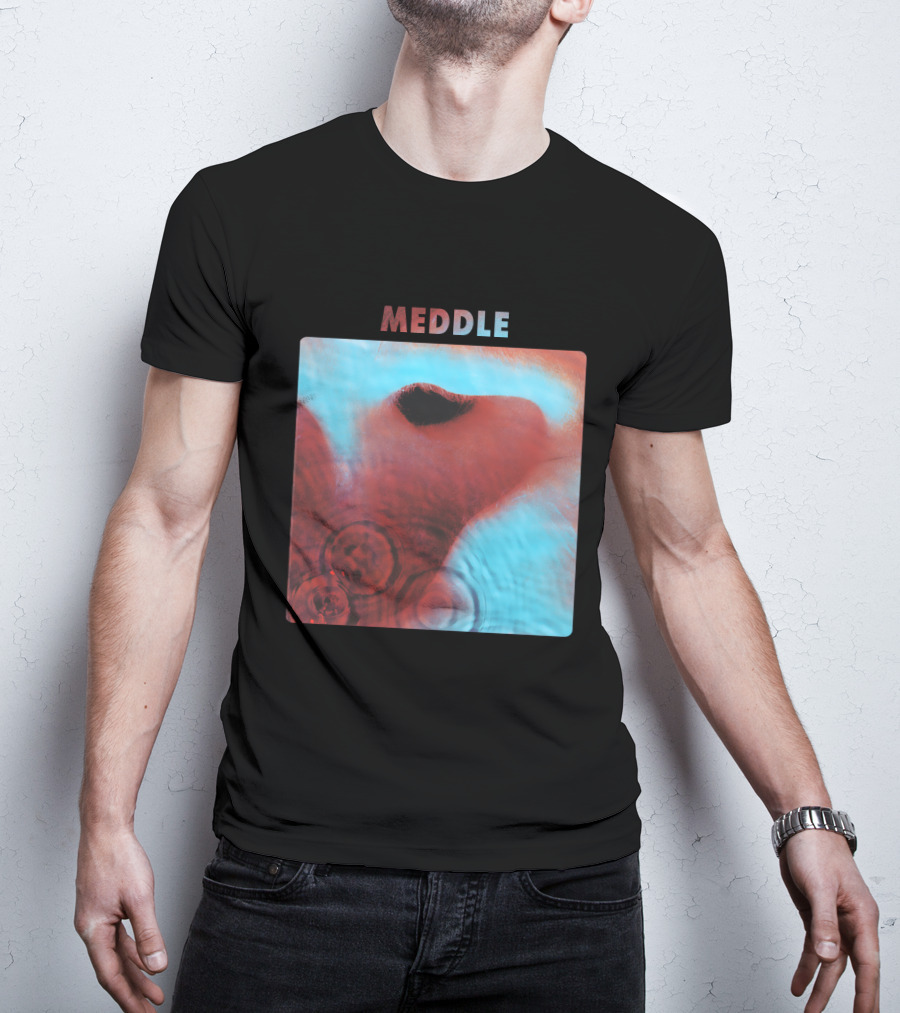 Meddle Pink Floyd 1971 Album Cover Art Ripples And Ear Theme T-Shirt