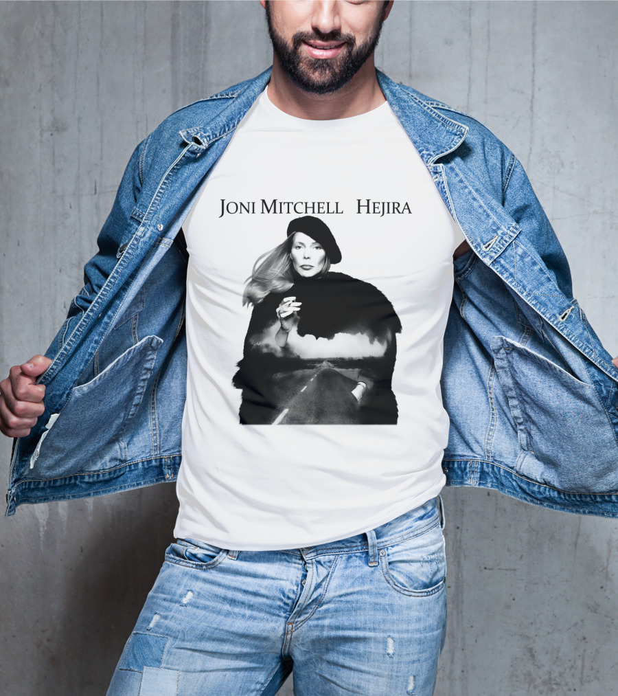 Joni Mitchell Hejira Album Cover Road T-Shirt