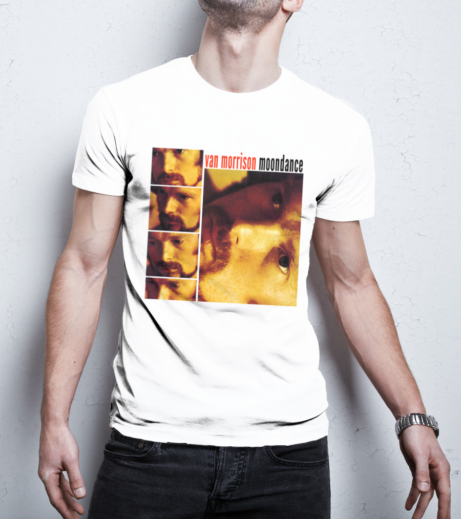 Van Morrison Moondance 1970 Album Cover T-Shirt