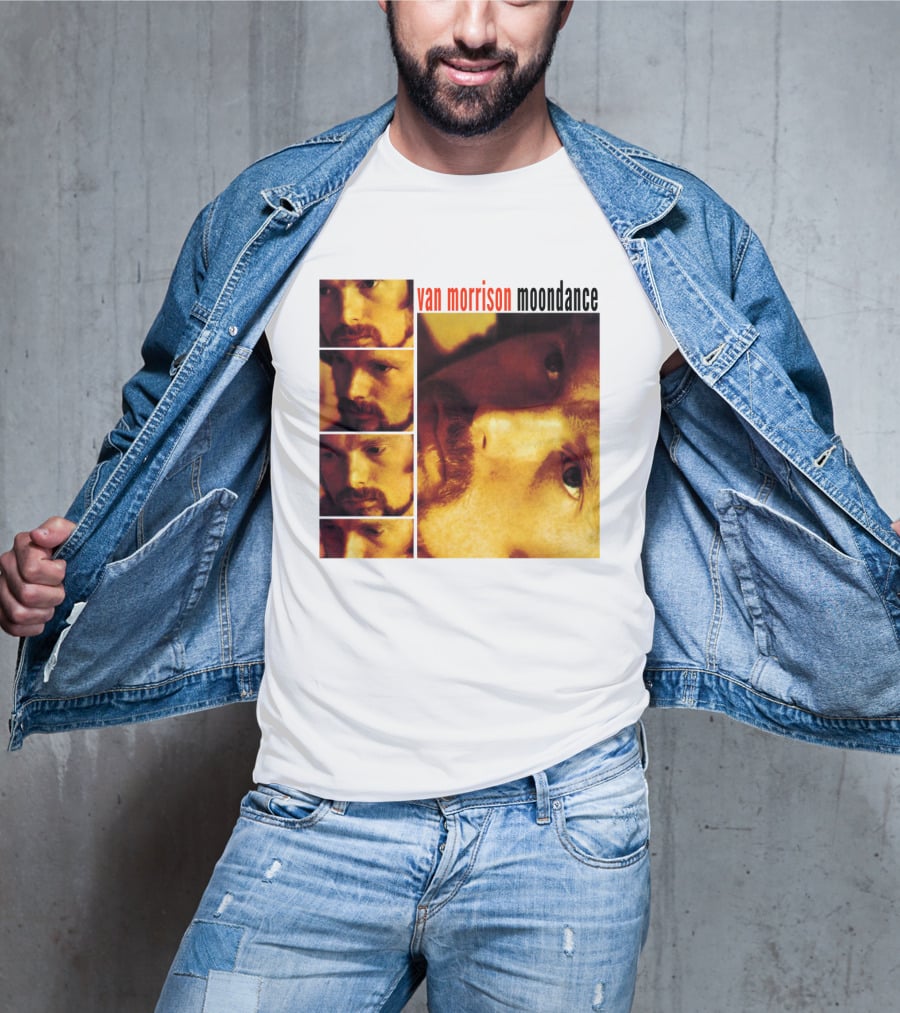 Van Morrison Moondance 1970 Album Cover T-Shirt