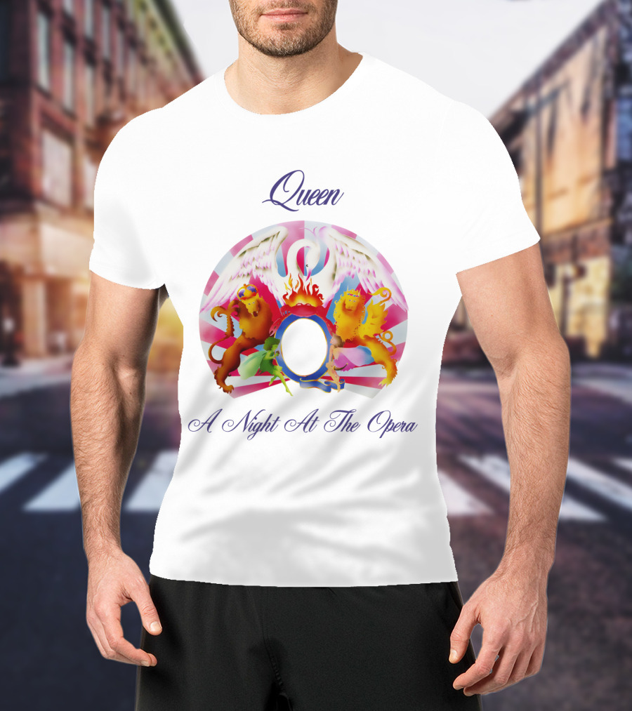 Queen A Night At The Opera Lion Phoenix T-Shirt