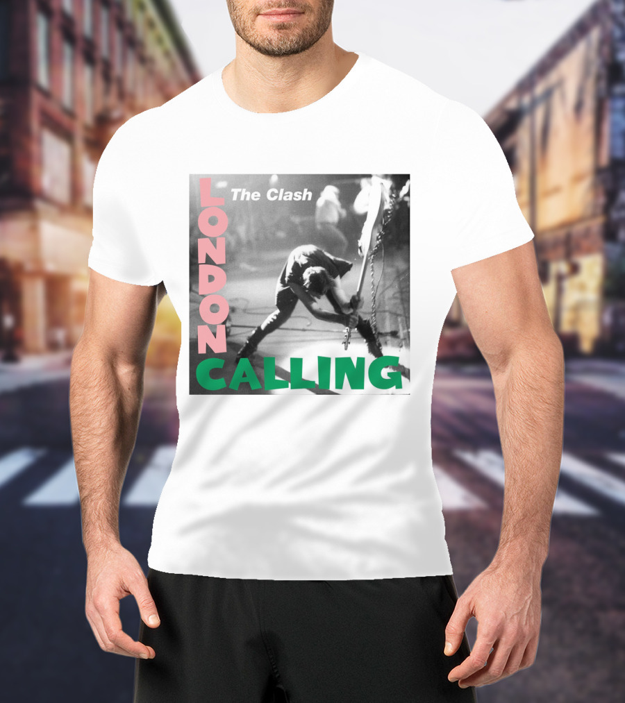 The Clash London Calling Iconic Album Cover Punk Rock Legends T-Shirt