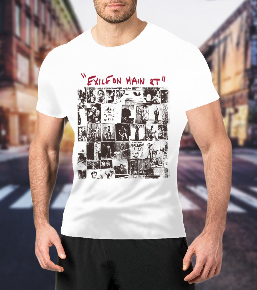Exile On Main St Collage By The Rolling Stones T-Shirt