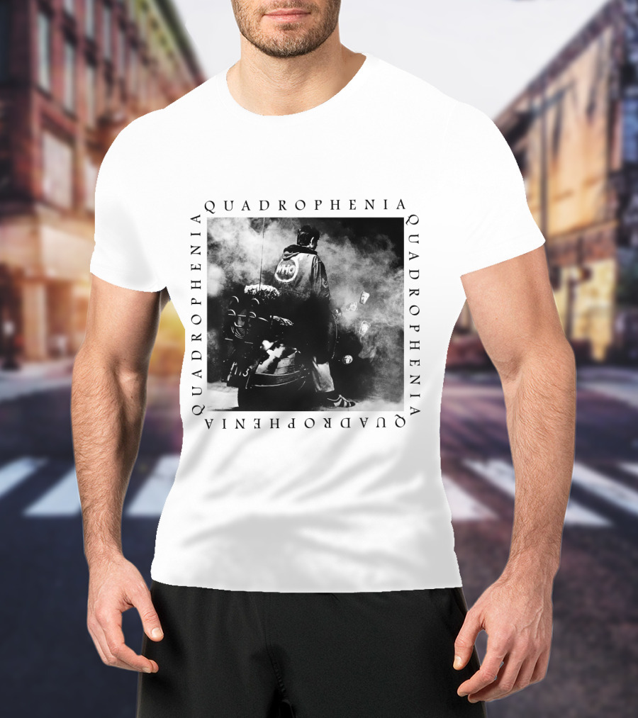 Quadrophenia The Who Motorcycle Jacket Smoke Image T-Shirt