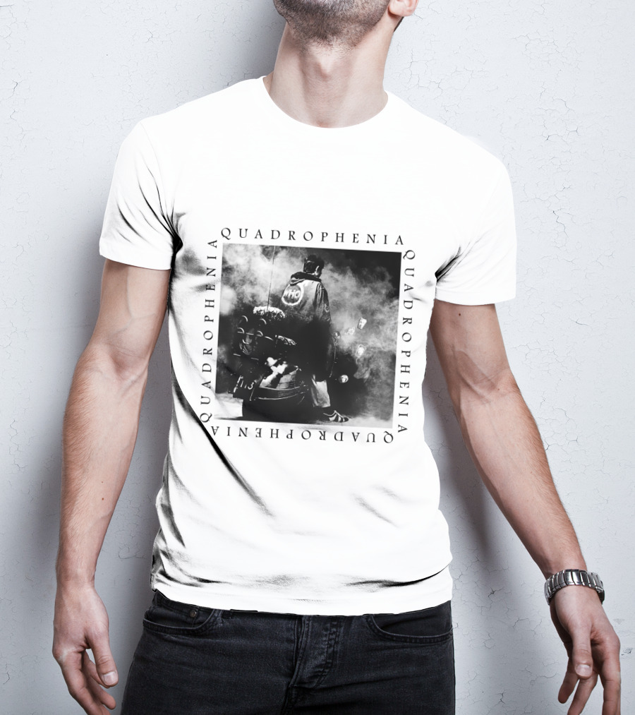 Quadrophenia The Who Motorcycle Jacket Smoke Image T-Shirt