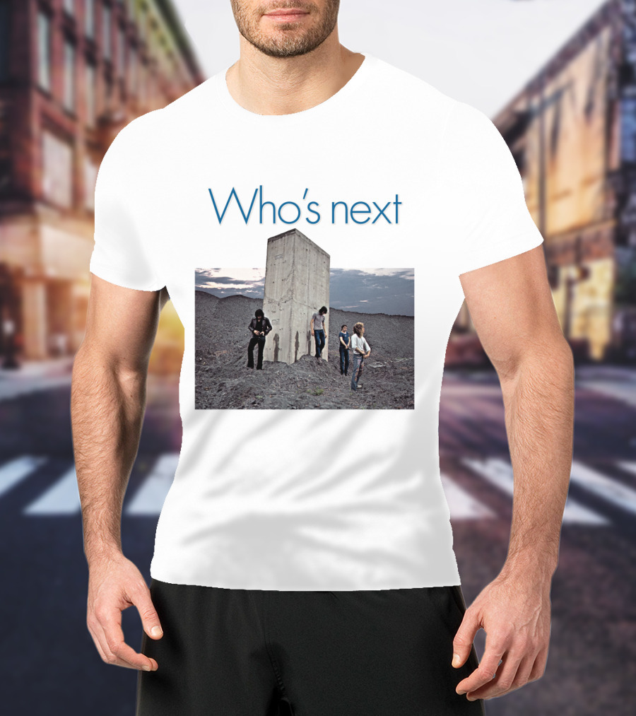 The Who Who's Next Album Cover 1971 Iconic Image T-Shirt