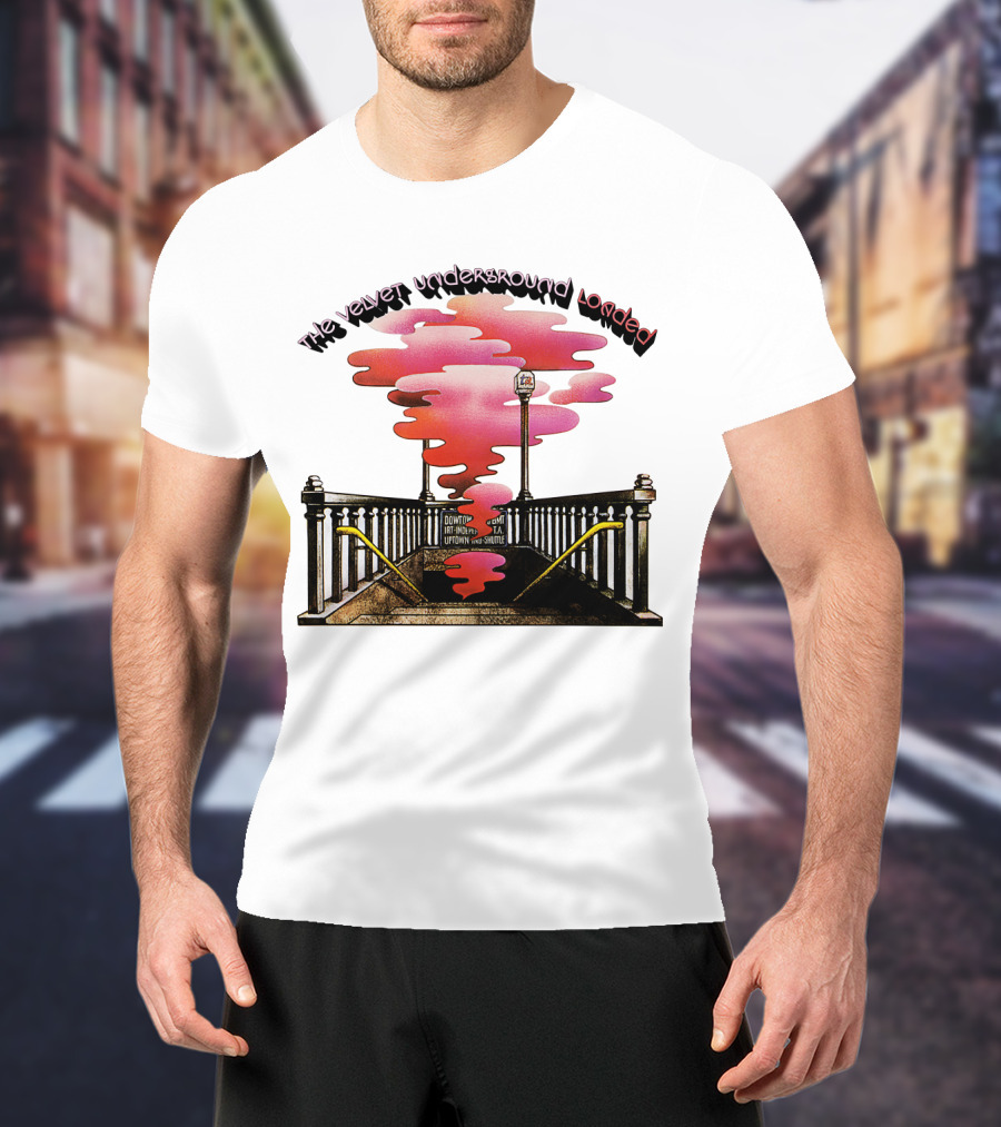 The Velvet Underground Loaded 1970 Album Subway Artwork Junction Brooklyn Uptown Via 8th Avenue Station T-Shirt