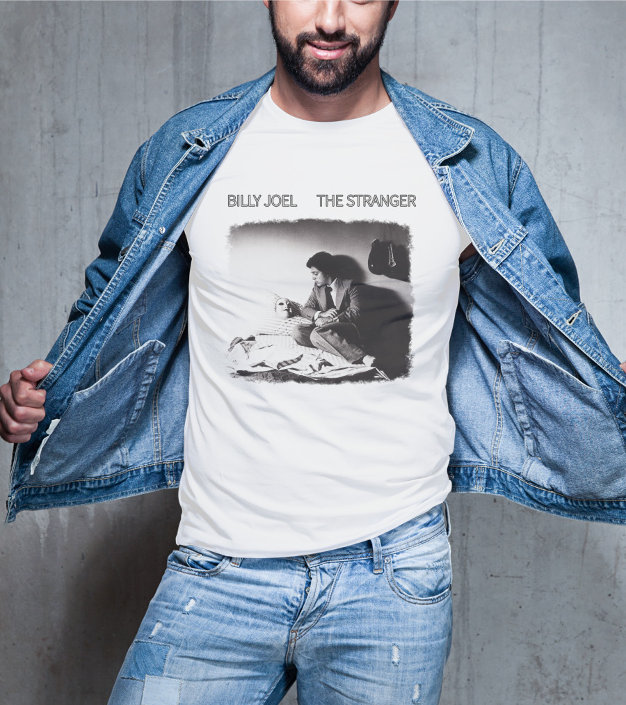 Billy Joel The Stranger Album Cover Sitting On Bed With Mask T-Shirt