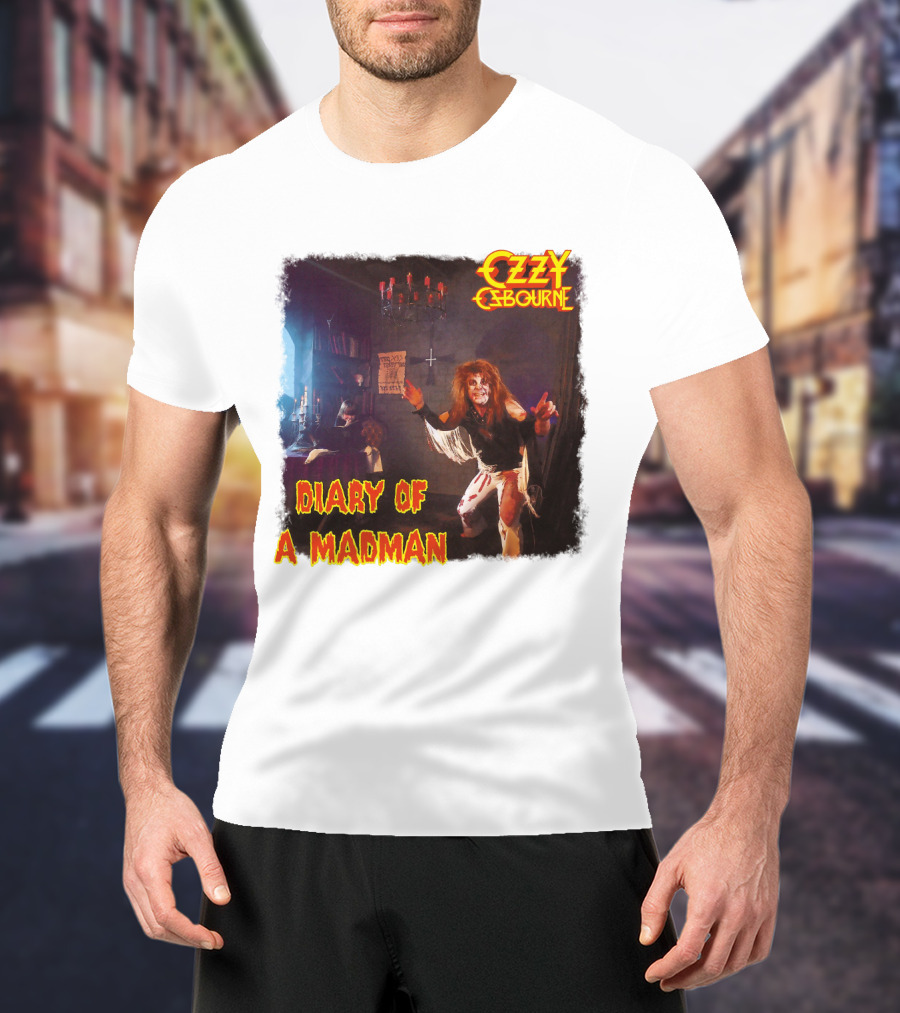 Ozzy Osbourne Diary Of A Madman Album Cover T-Shirt