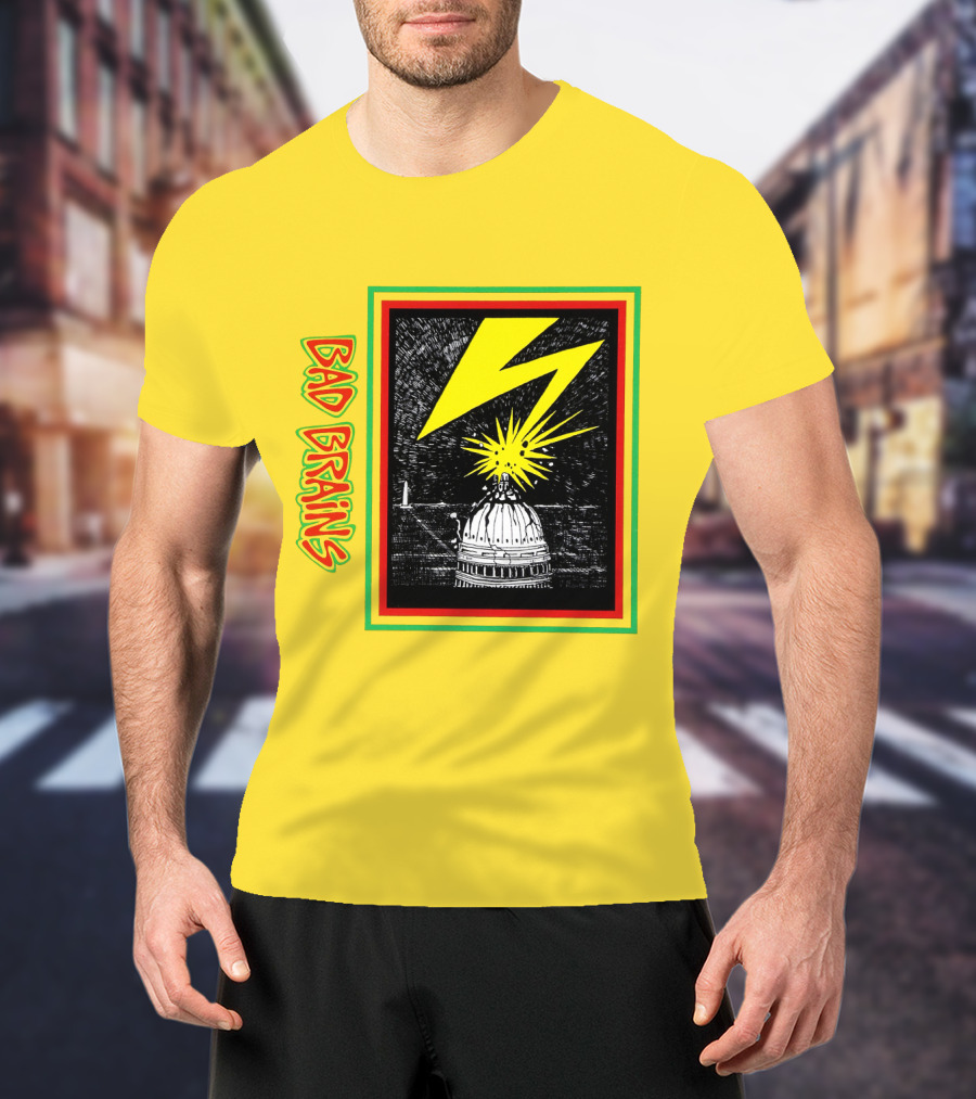 Bad Brains Capitol Lightning Bolt T-Shirt