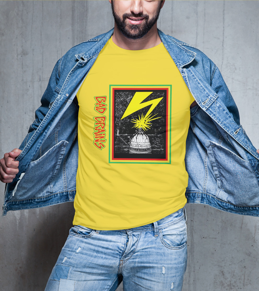 Bad Brains Capitol Lightning Bolt T-Shirt