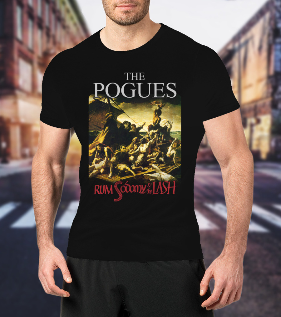 The Pogues Rum Sodomy And The Lash Album Cover Artwork T-Shirt