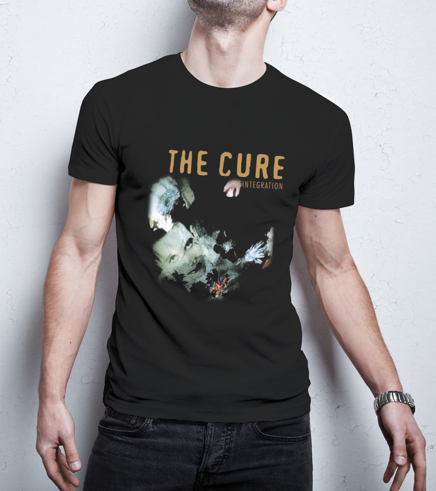 The Cure Disintegration Album Cover Floral Collage T-Shirt