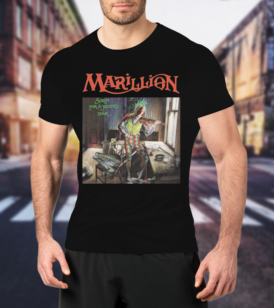 Marillion Script For A Jester's Tear Vintage Album T-Shirt