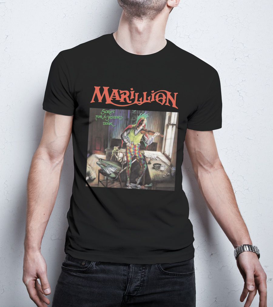 Marillion Script For A Jester's Tear Vintage Album T-Shirt