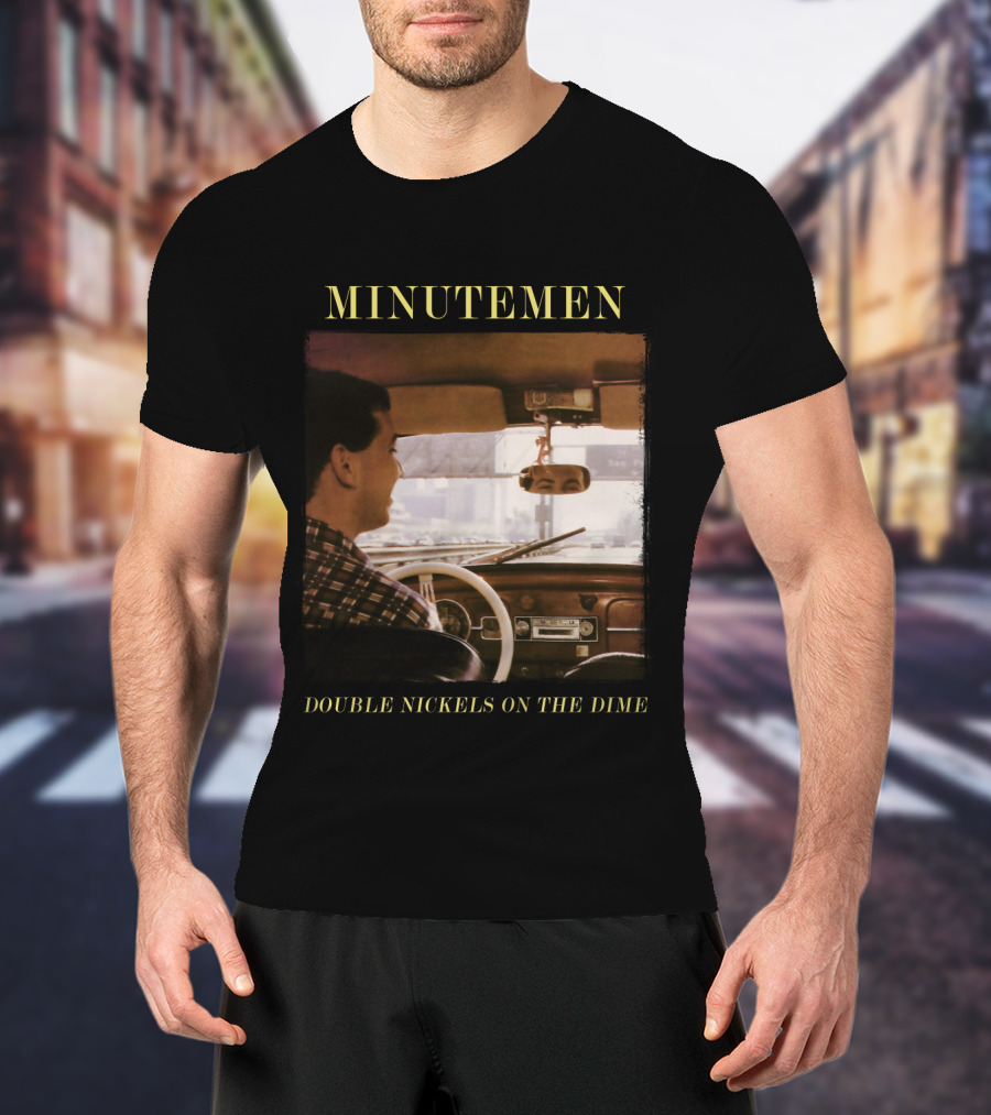 Minutemen Double Nickels On The Dime Album Cover Driving Scene T-Shirt