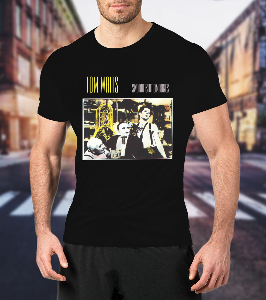 Tom Waits Swordfishtrombones Album Cover T-Shirt