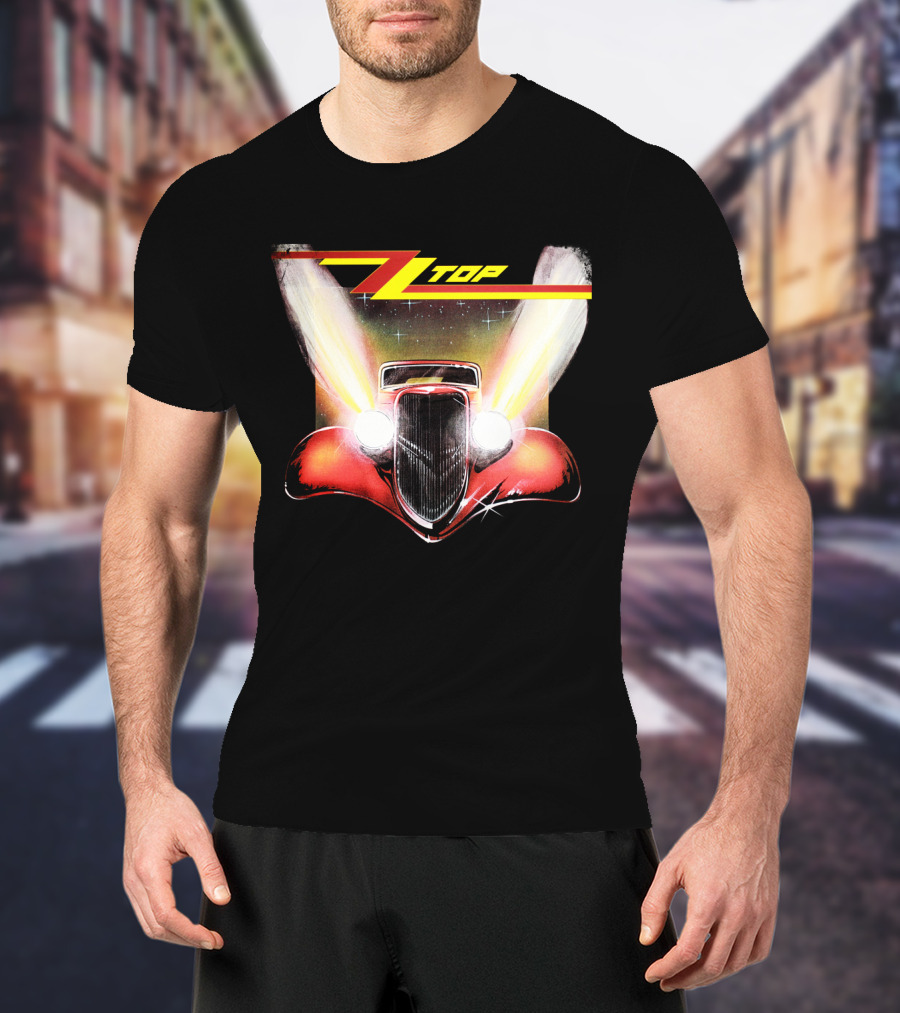 Zz Top Eliminator Hot Rod Album Cover Vintage 80S Band Merch T-Shirt