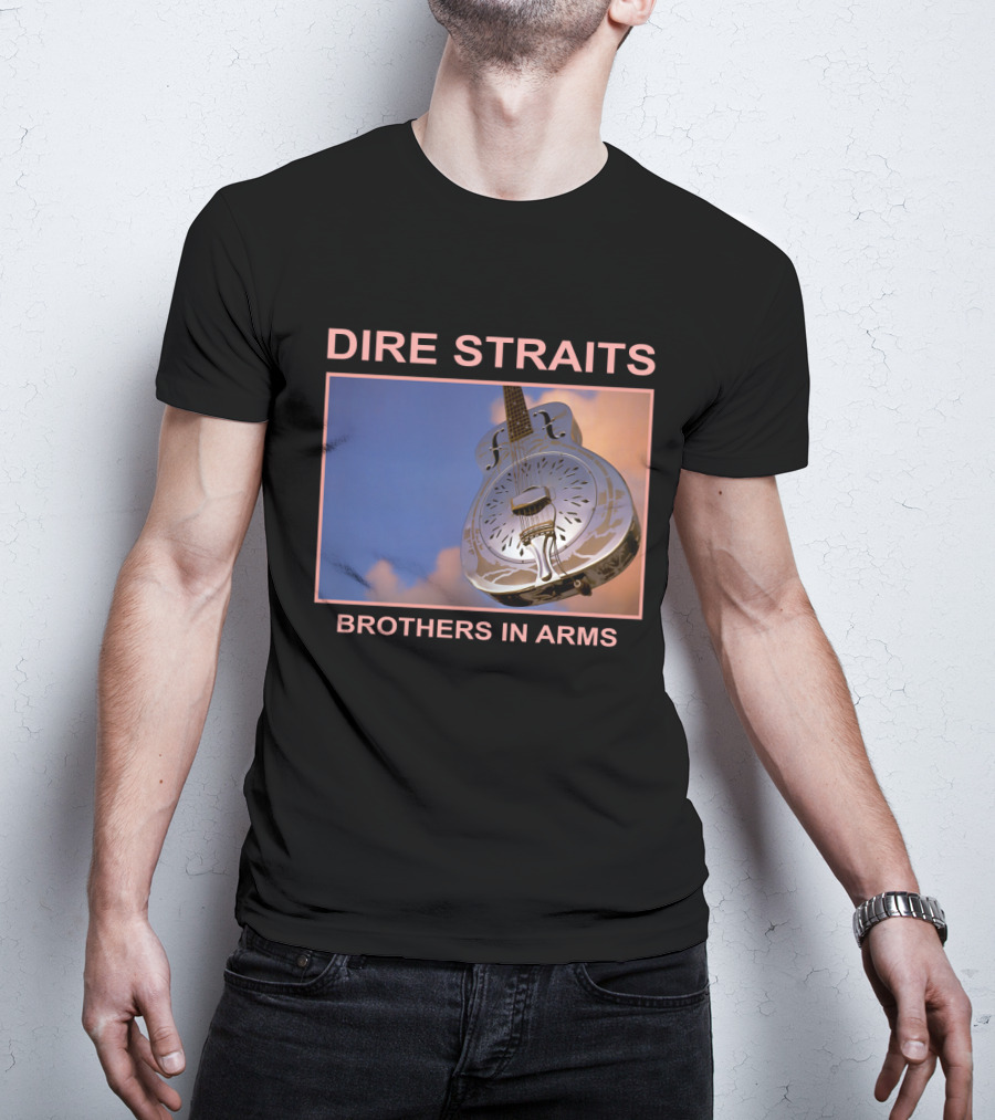 Dire Straits Brothers In Arms Steel Guitar T-Shirt