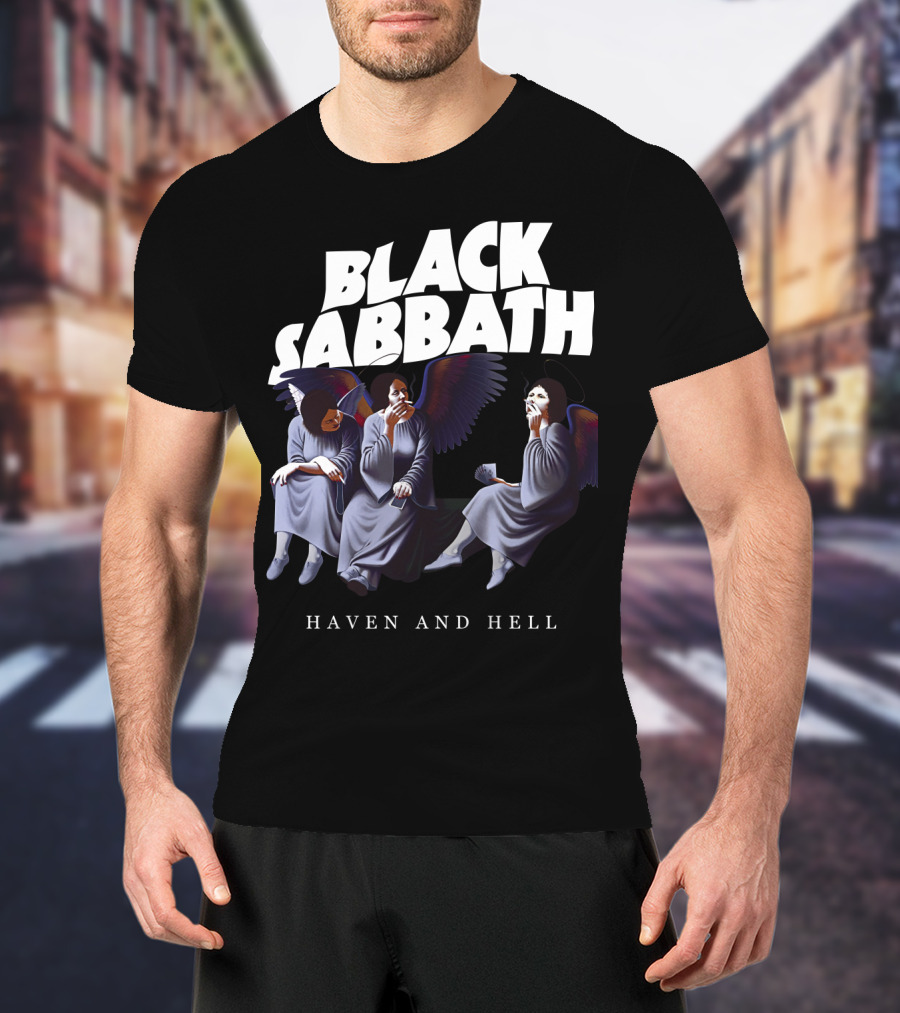 Black Sabbath Heaven And Hell Angels T-Shirt