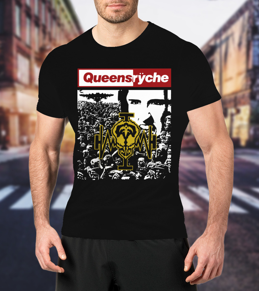Queensrÿche Operation Mindcrime Album Artwork Iconic Skull T-Shirt