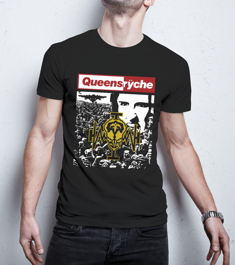 Queensrÿche Operation Mindcrime Album Artwork Iconic Skull T-Shirt