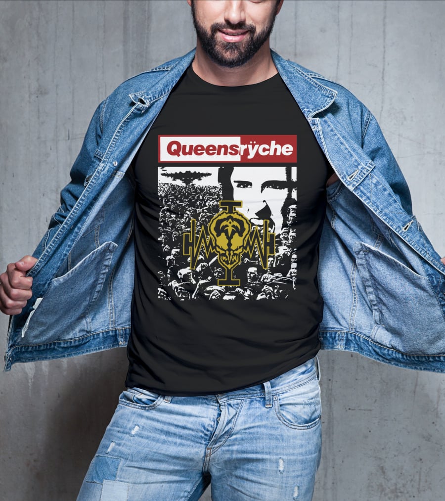 Queensrÿche Operation Mindcrime Album Artwork Iconic Skull T-Shirt