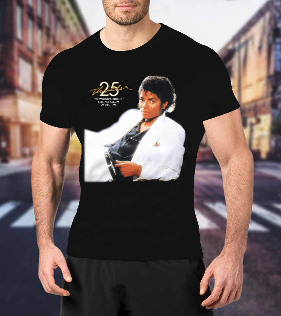 25 Thriller The World's Biggest Selling Album Of All Time T-Shirt