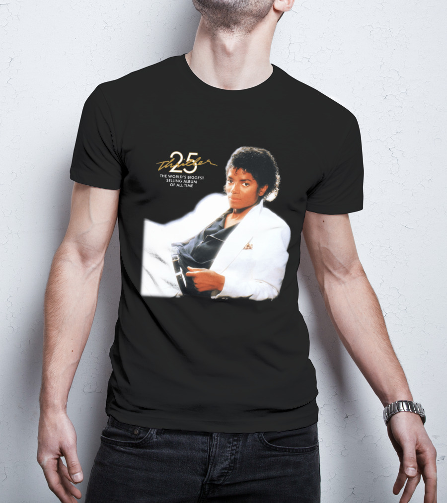 25 Thriller The World's Biggest Selling Album Of All Time T-Shirt