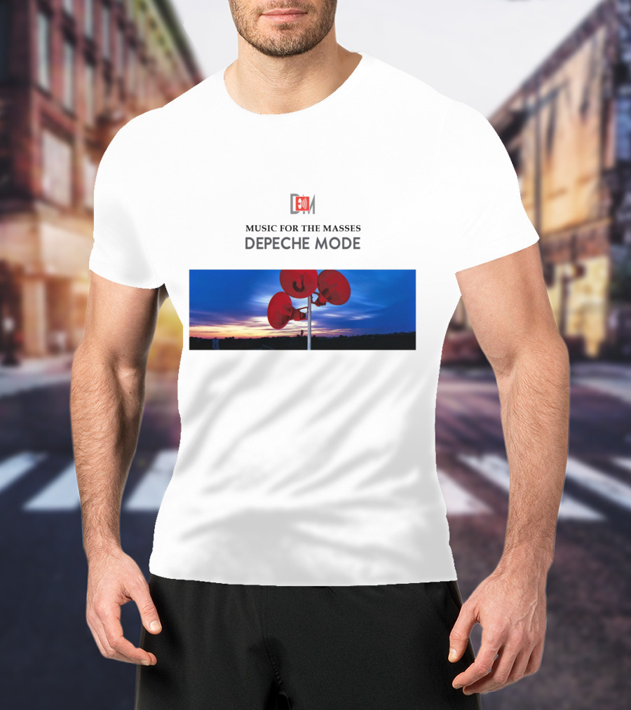 DEPECHE MODE Music For The Masses Sunset Speakers T-Shirt