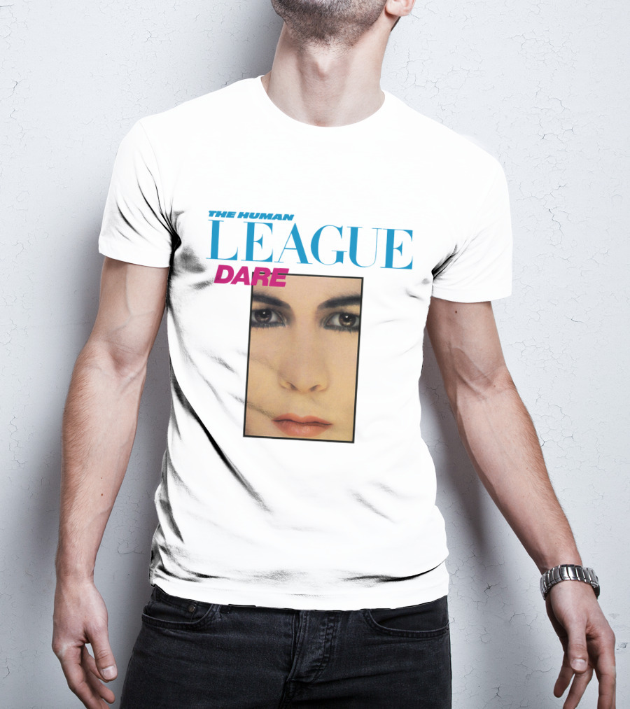 The Human League Dare Album Cover Art Face T-Shirt