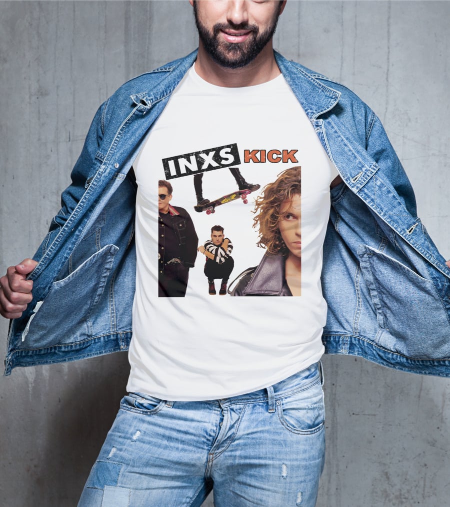 Inxs Kick Skateboard Punk Style T-Shirt