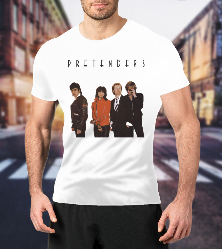 Pretenders Band Classic Album Cover Featuring Iconic Lineup T-Shirt