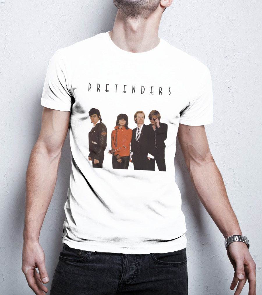 Pretenders Band Classic Album Cover Featuring Iconic Lineup T-Shirt