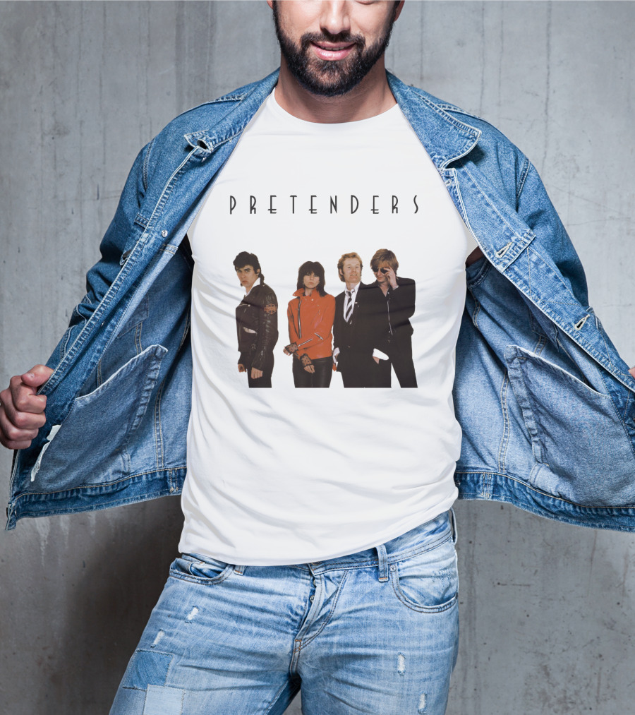 Pretenders Band Classic Album Cover Featuring Iconic Lineup T-Shirt