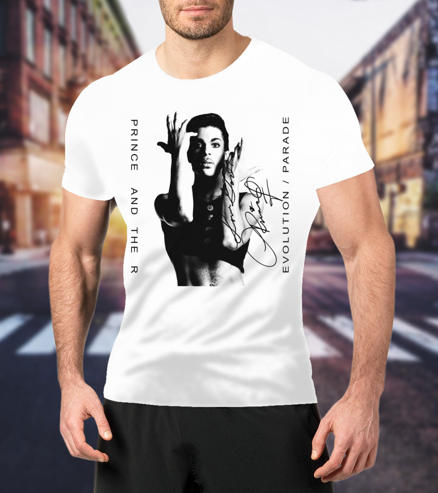 Prince And The Revolution Parade Signed Album Cover T-Shirt