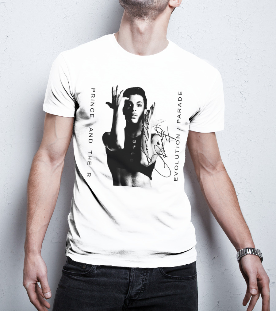 Prince And The Revolution Parade Signed Album Cover T-Shirt