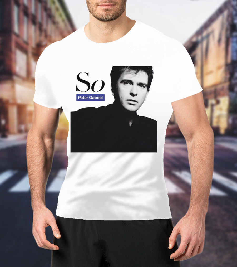 So Peter Gabriel Album Cover T-Shirt