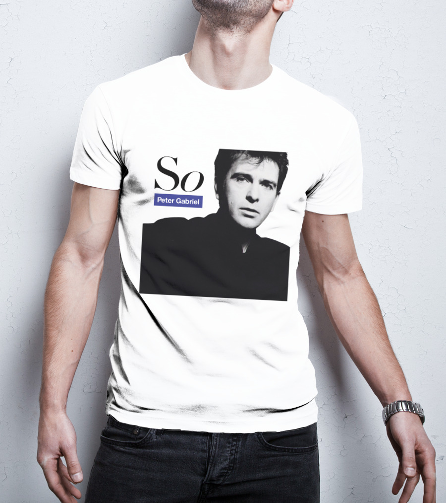 So Peter Gabriel Album Cover T-Shirt