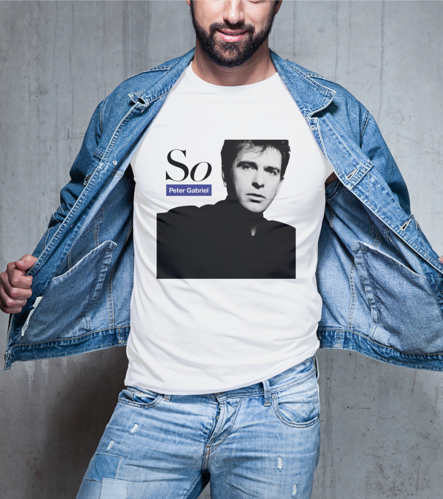 So Peter Gabriel Album Cover T-Shirt